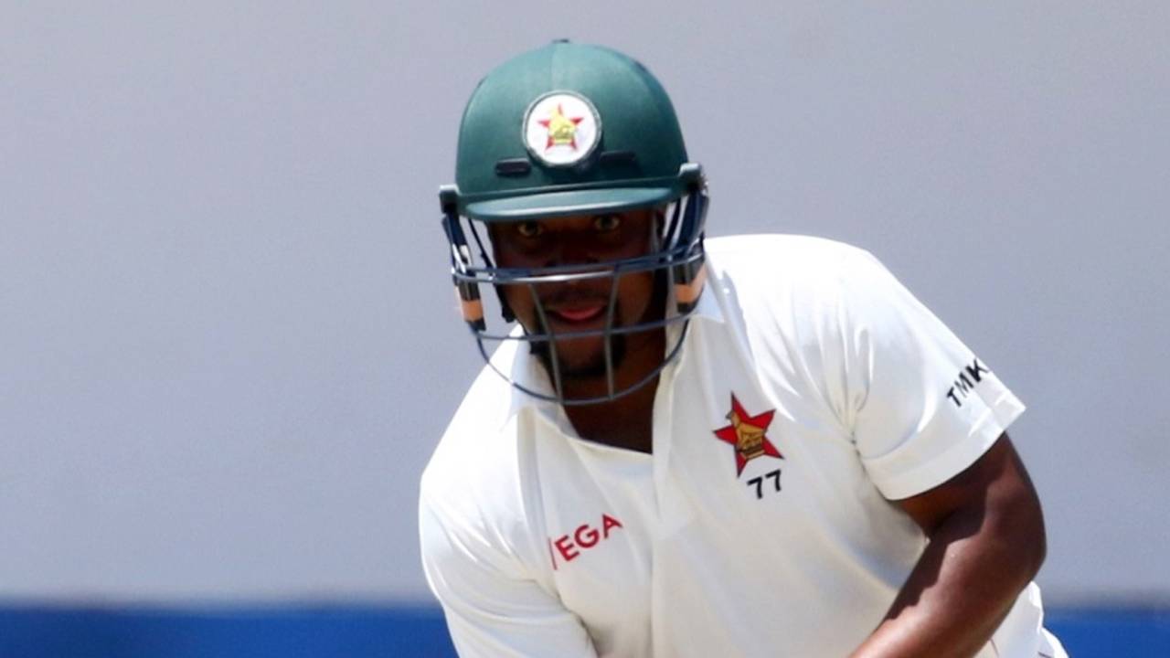 Tino Mawoyo made 37 off 85 balls, Zimbabwe v Sri Lanka, 1st Test, Harare, 5th day, November 2, 2016