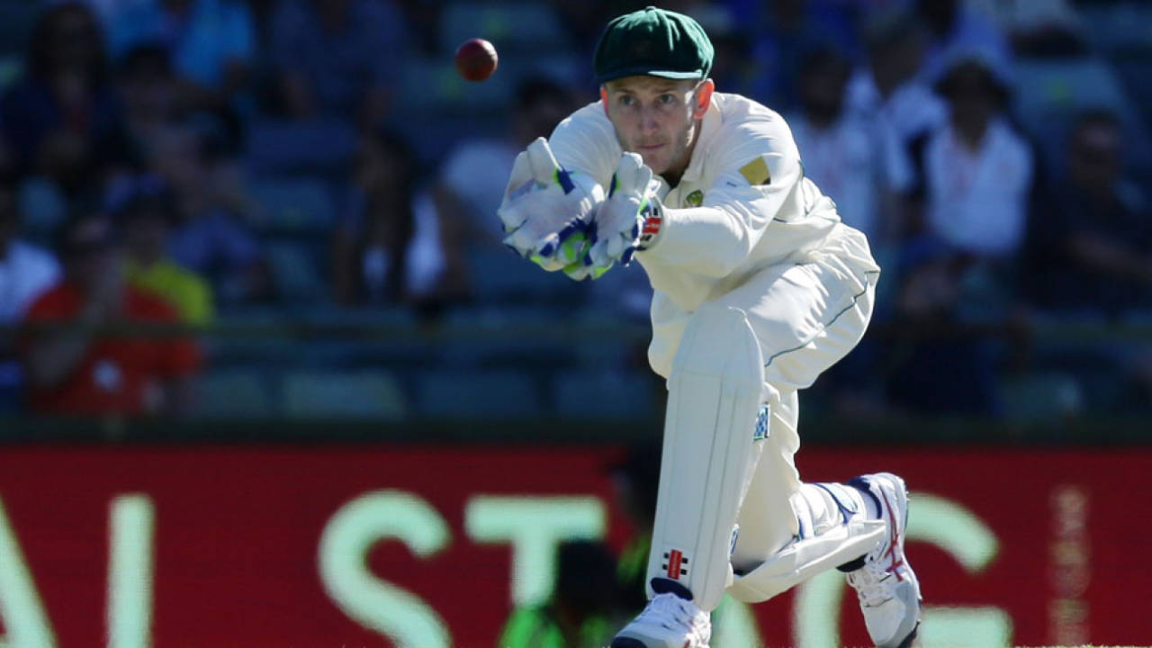 Peter Nevill collects a throw&nbsp;&nbsp;&bull;&nbsp;&nbsp;Cricket Australia/Getty Images