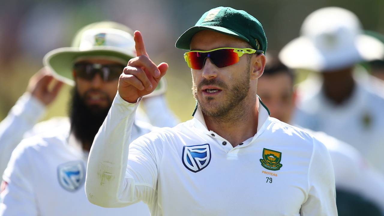 Faf du Plessis led his team to a famous victory, Australia v South Africa, 1st Test, Perth, 5th day, November 7, 2016