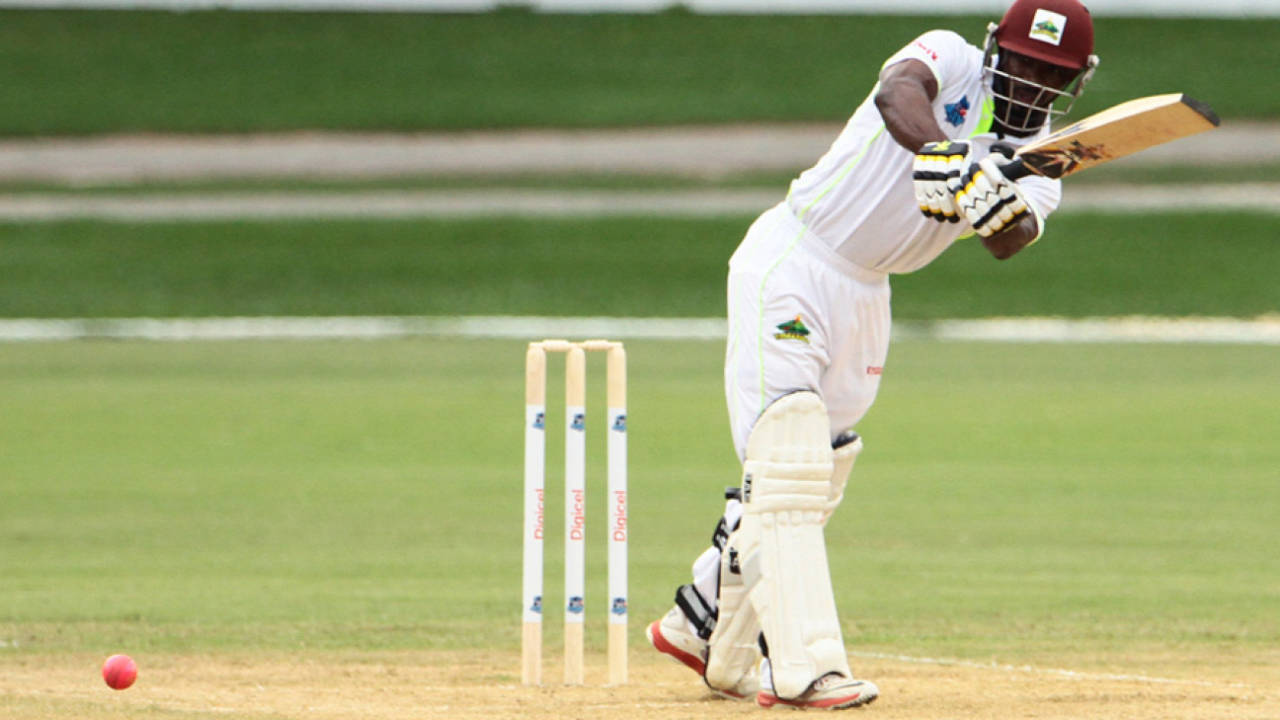 Devon Smith plays through midwicket, Trinidad and Tobago v Windward Islands, Regional Four-Day Competition, Port of Spain, 1st day, November 11, 2016