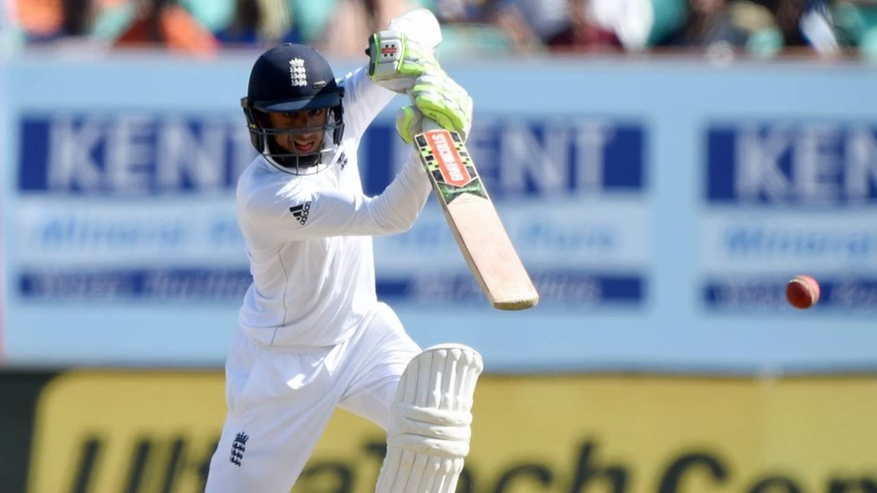 Haseeb Hameed plays a picture-perfect drive, India v England, 1st Test, Rajkot, 5th day, November 13, 2016