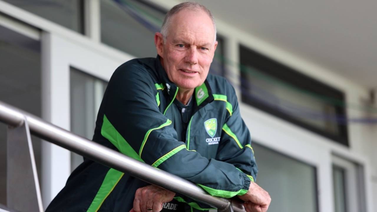 Greg Chappell watches over Australia U-19s, England U-19s v Australia U-19s, Youth Test, Chester-le-Street, 2nd day, August 5, 2015