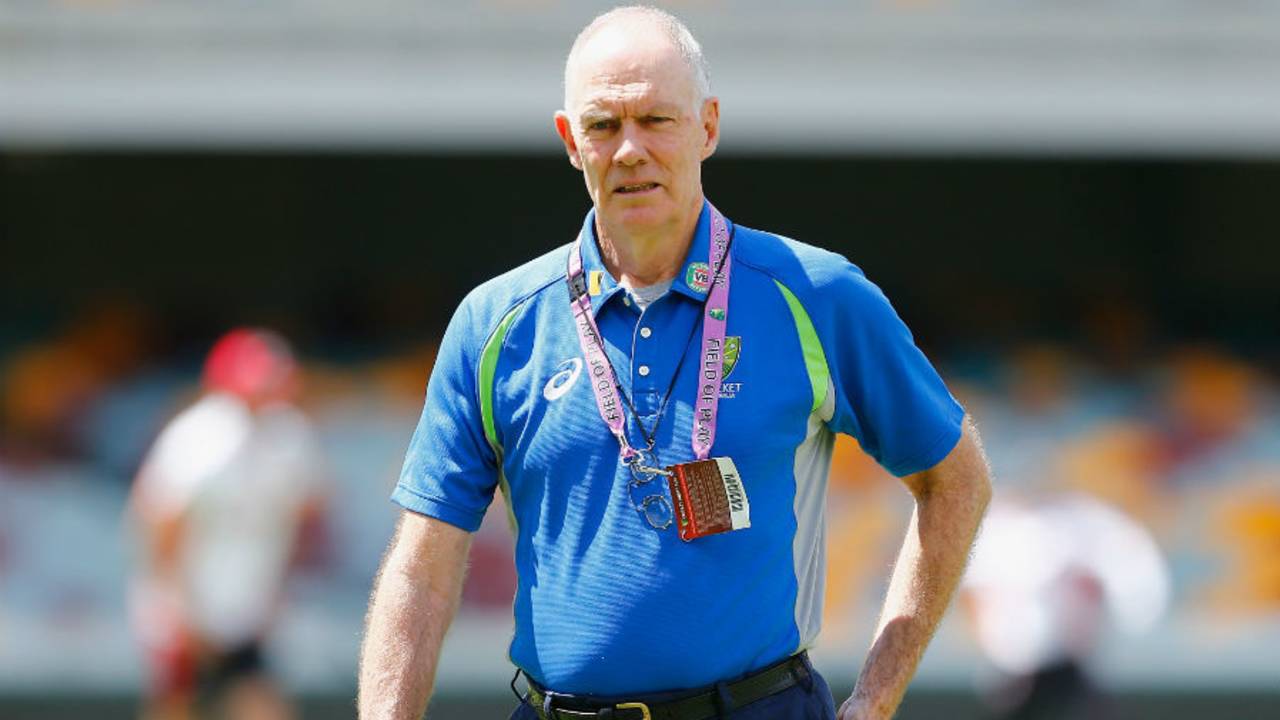 Interim Australia selector Greg Chappell at the Gabba, Queensland v South Australia, Brisbane, 1st day, Sheffield Shield, November 17, 2016