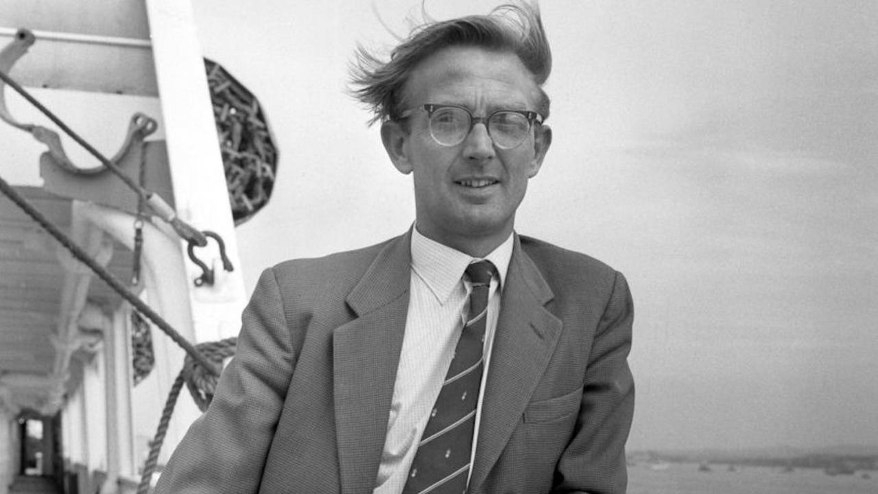 Leo Harrison, Hampshire wicketkeeper, on arrival at Tilbury from a coaching tour to Buenos Aires, where he underwent an emergency operation for appendicitis