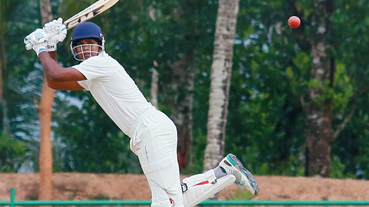 Deepak Behera plays a flick, Odisha v Maharashtra, Ranji Trophy 2016-17, Wayanad, 1st day, November 29, 2016