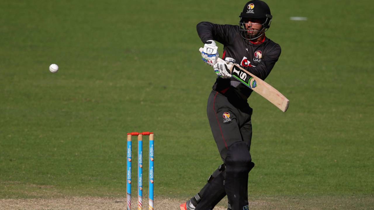 Rohan Mustafa gave UAE a solid start at the top of the order&nbsp;&nbsp;&bull;&nbsp;&nbsp;Getty Images
