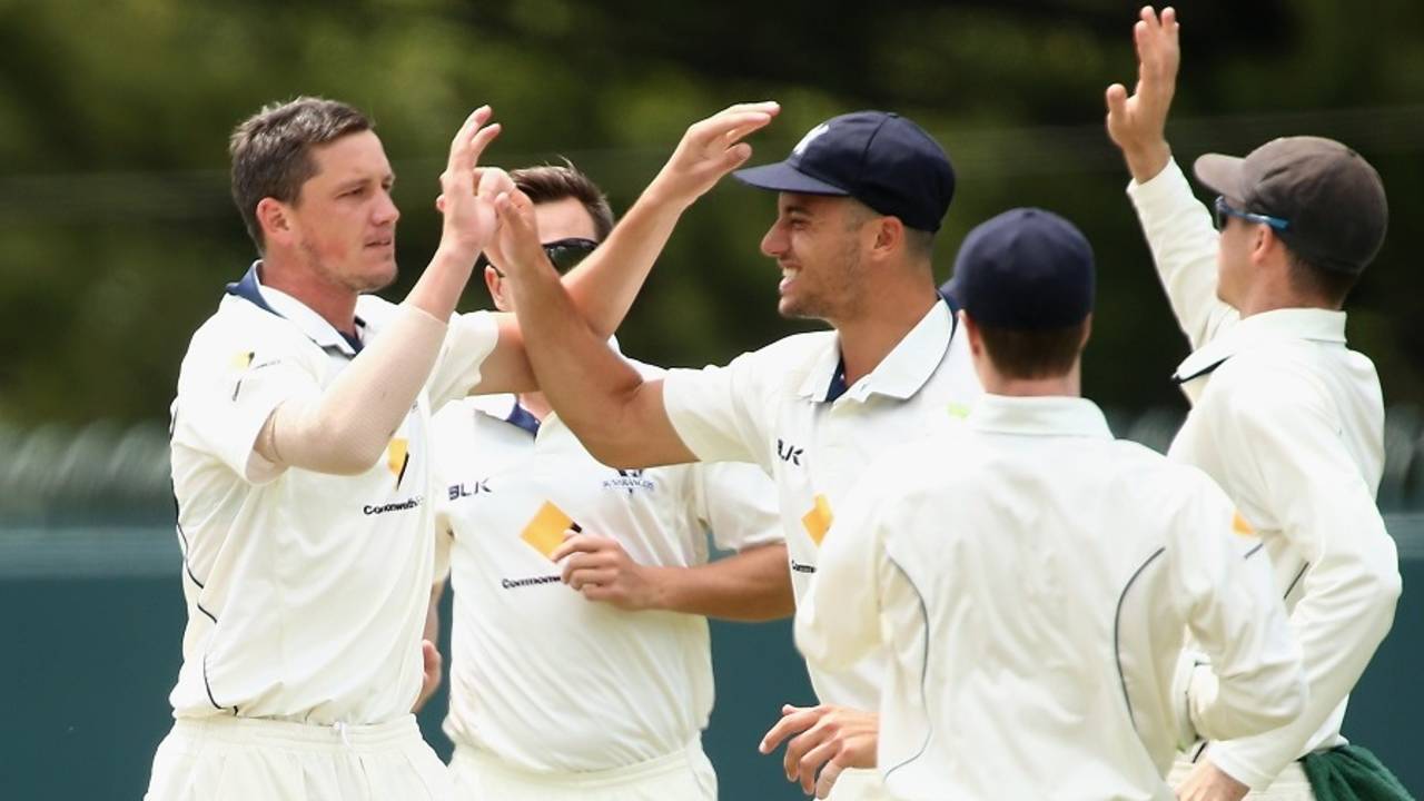 Chris Tremain celebrates a wicket&nbsp;&nbsp;&bull;&nbsp;&nbsp;Getty Images