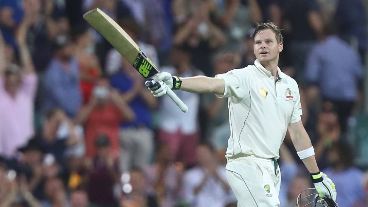 Steven Smith scored his first Test century against Pakistan, Australia v Pakistan, 1st Test, Brisbane, 1st day, December 15, 2016