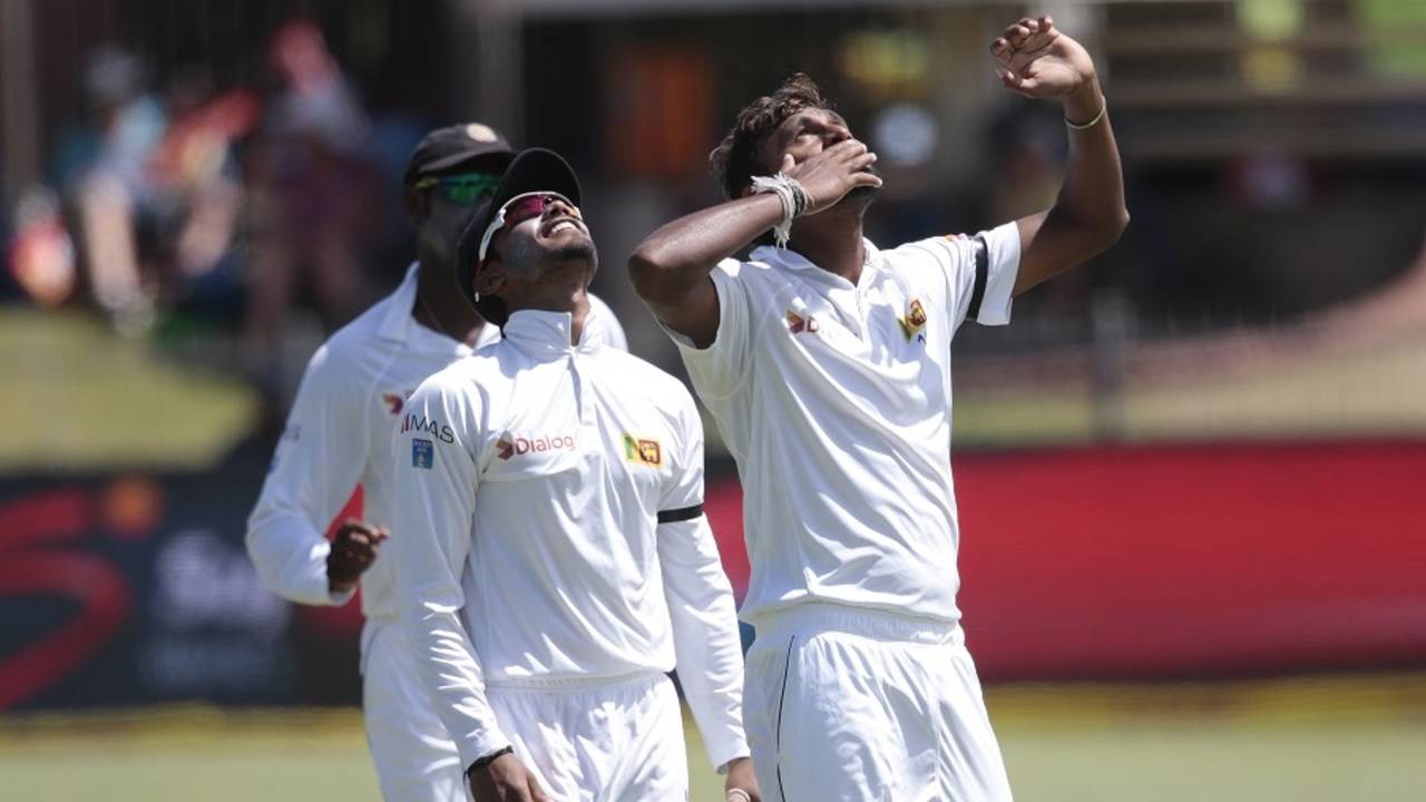 Suranga Lakmal watched Sri Lanka's top order stumble after his maiden Test five-for&nbsp;&nbsp;&bull;&nbsp;&nbsp;AFP