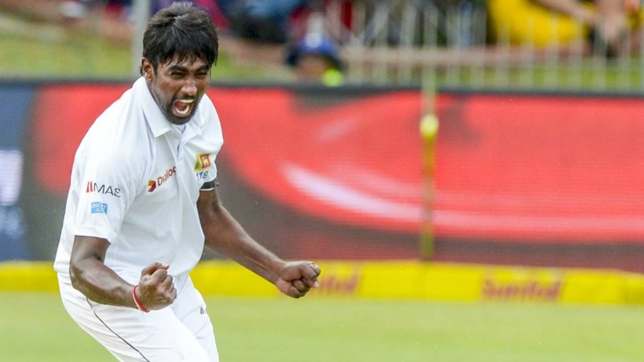 Nuwan Pradeep was unable to bowl on the second morning at Newlands&nbsp;&nbsp;&bull;&nbsp;&nbsp;Getty Images