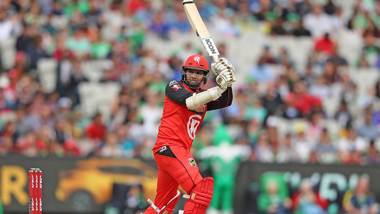 New year, new position: Narine slams 21 off 13 while opening for Melbourne Renegades on New Year's Day&nbsp;&nbsp;&bull;&nbsp;&nbsp;Getty Images