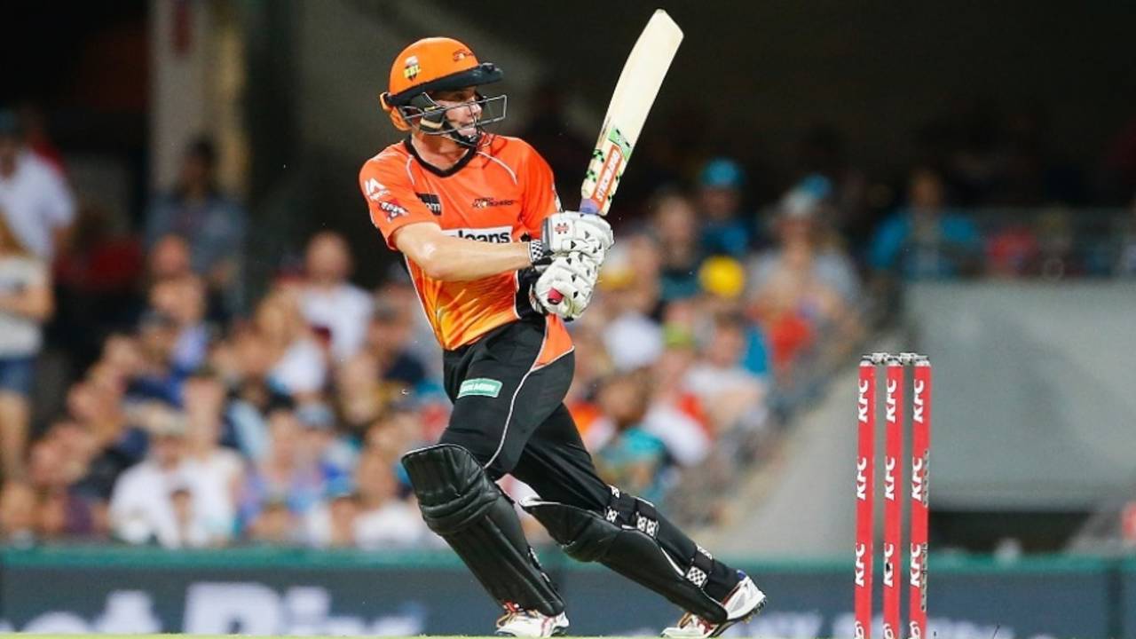 Michael Klinger's 81 took Scorchers to 156, Brisbane Heat v Perth Scorchers, Big Bash League 2016-17, Brisbane, January 11, 2017