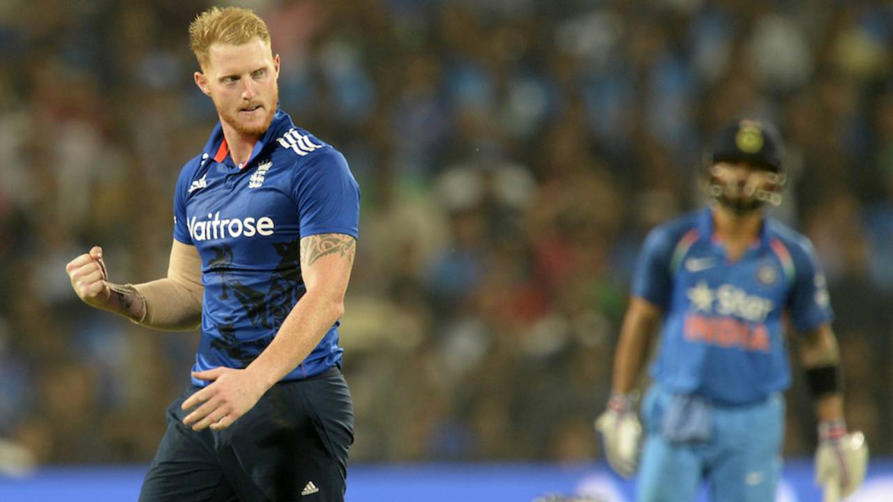 Ben Stokes got the wickets of Virat Kohli, Hardik Pandya and R Ashwin to give England the advantage&nbsp;&nbsp;&bull;&nbsp;&nbsp;AFP