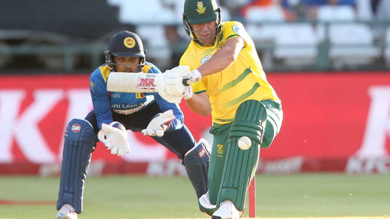 AB de Villiers settled in on his comeback, South Africa v Sri Lanka, 3rd T20, Cape Town, January 25, 2017