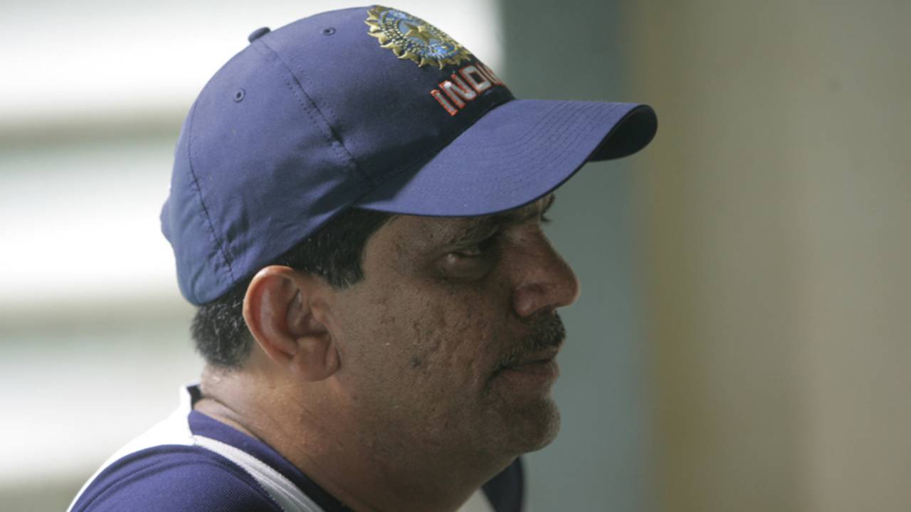 Surendra Bhave looks on