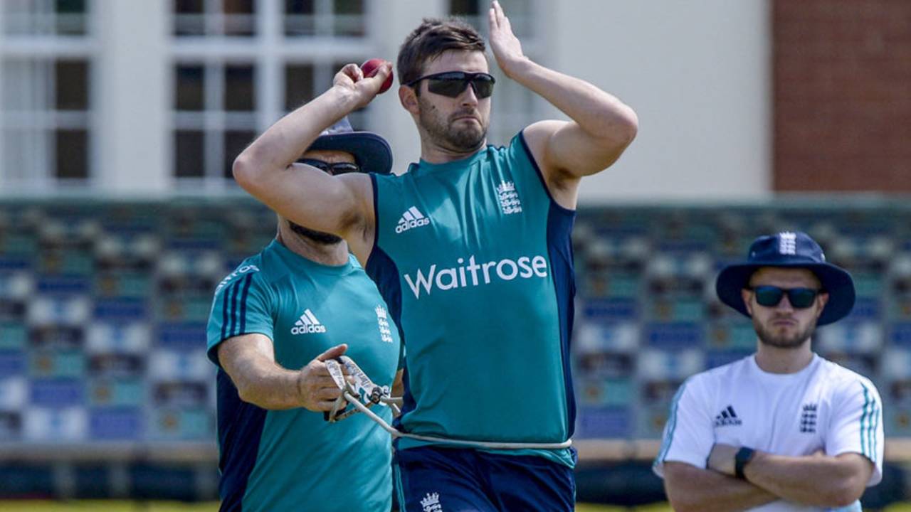 Mark Wood bowls at the ECB's Pace Programme training camp in Potchefstroom&nbsp;&nbsp;&bull;&nbsp;&nbsp;Gallo Images/Getty Images