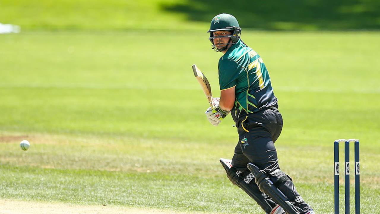 Jesse Ryder watches a ball race away, Central Districts v Northern Districts, The Ford Trophy, Pukekura Park, New Plymouth, February 4, 2017