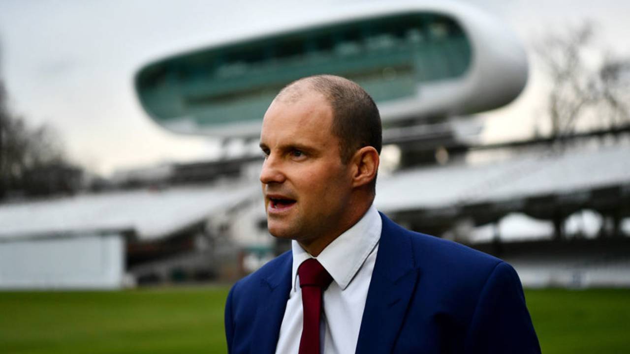 Andrew Strauss discusses Alastair Cook's decision to stand down as England captain, Lord's, February 6, 2014