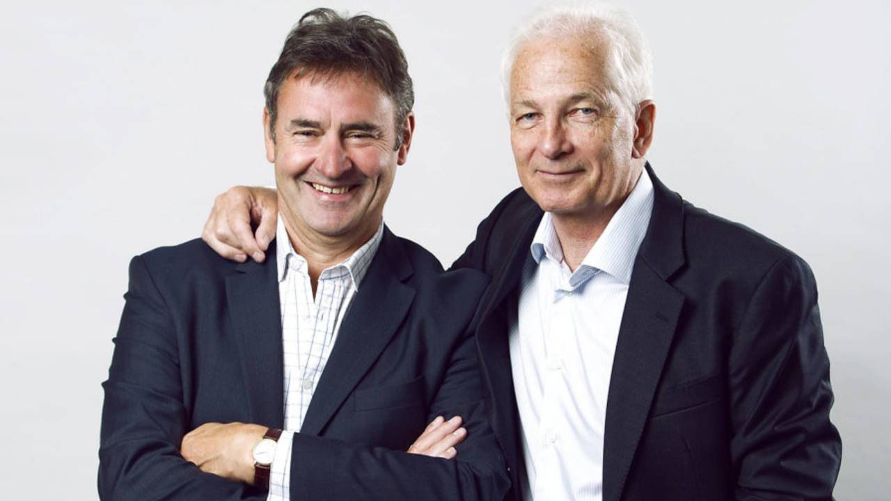 Chris Cowdrey and David Gower, February 2017