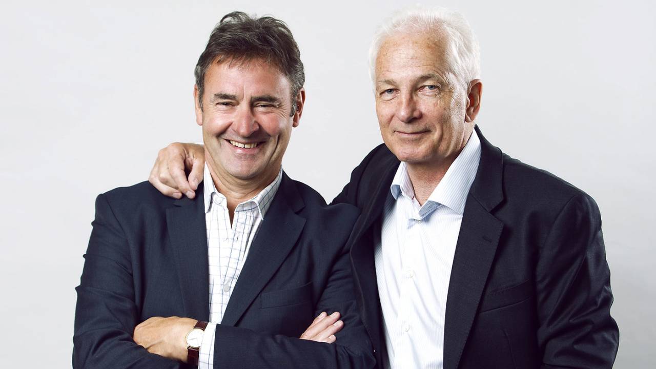 Chris Cowdrey and David Gower, February 2017