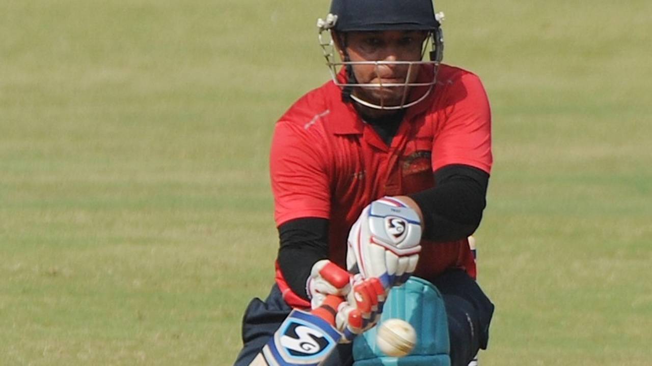 Mahesh Rawat plays a scoop, Central Zone v North Zone, Syed Mushtaq Ali, Mumbai, February 15, 2017