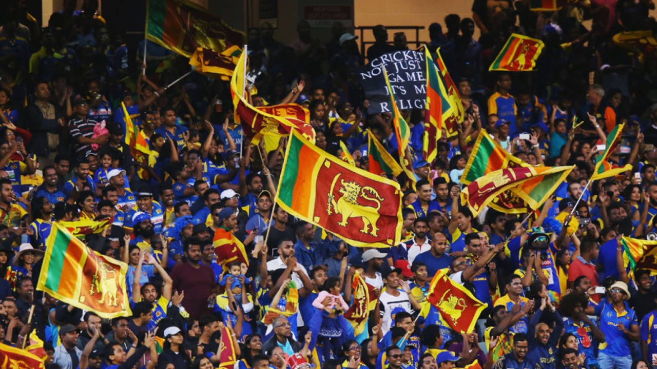 The Sri Lankan fans came in large numbers, Australia v Sri Lanka, 1st T20I, Melbourne, February 17, 2017
