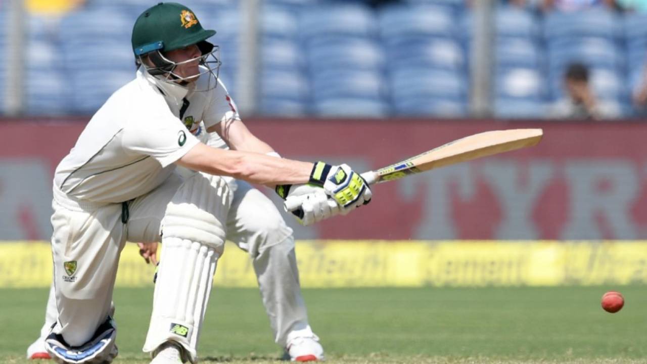 Smith made the most of his fortune on a treacherous wicket, playing an innings of skill and determination&nbsp;&nbsp;&bull;&nbsp;&nbsp;AFP