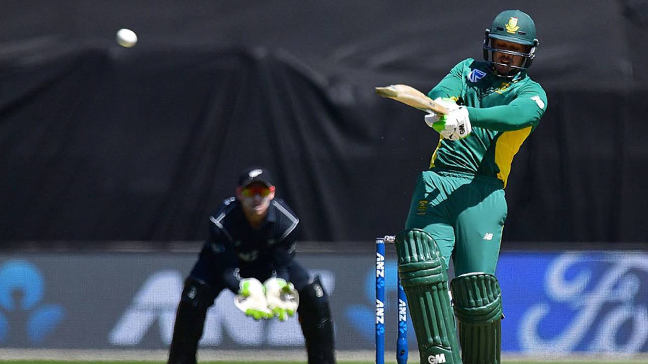 Quinton de Kock continued his impressive form, New Zealand v South Africa, 3rd ODI, Wellington, February 25, 2016