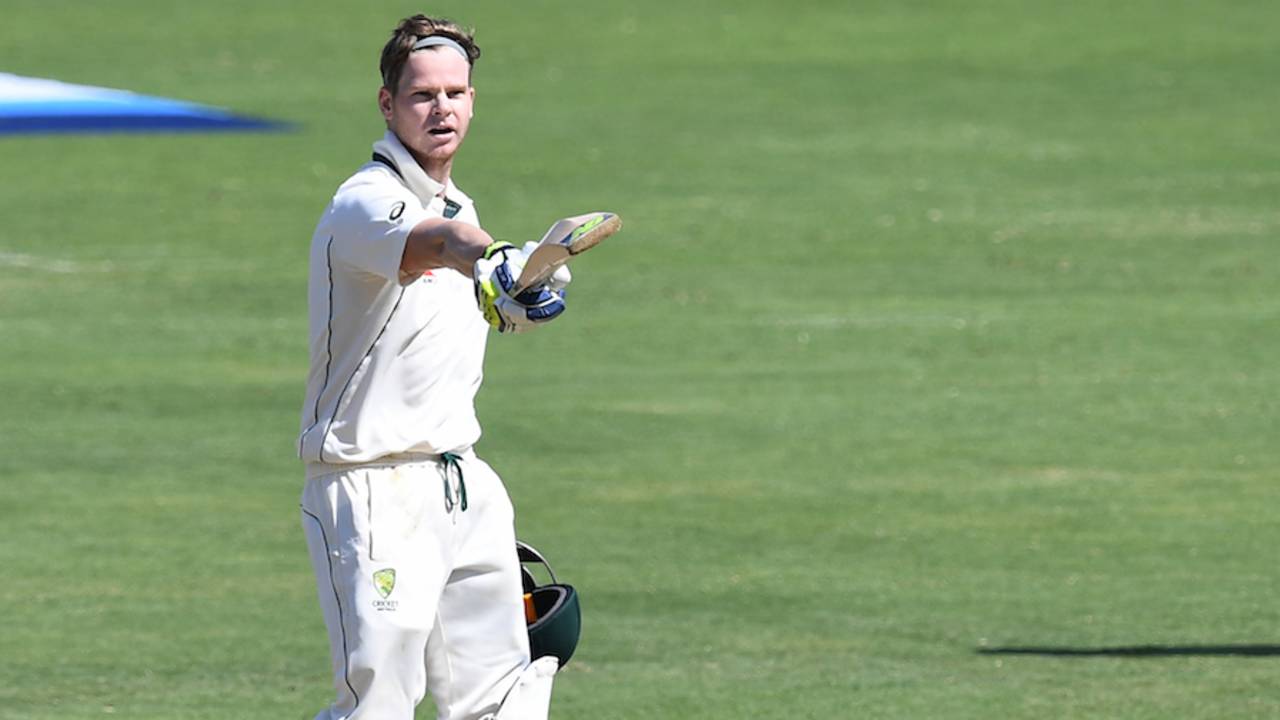 Steven Smith's fighting hundred against India saw him consolidate his position at the top of the ICC Rankings for Test Batsmen&nbsp;&nbsp;&bull;&nbsp;&nbsp;AFP