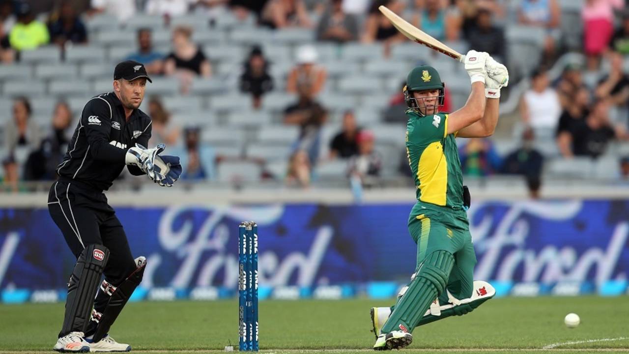 AB de Villiers top scored in the ODI series against New Zealand&nbsp;&nbsp;&bull;&nbsp;&nbsp;AFP