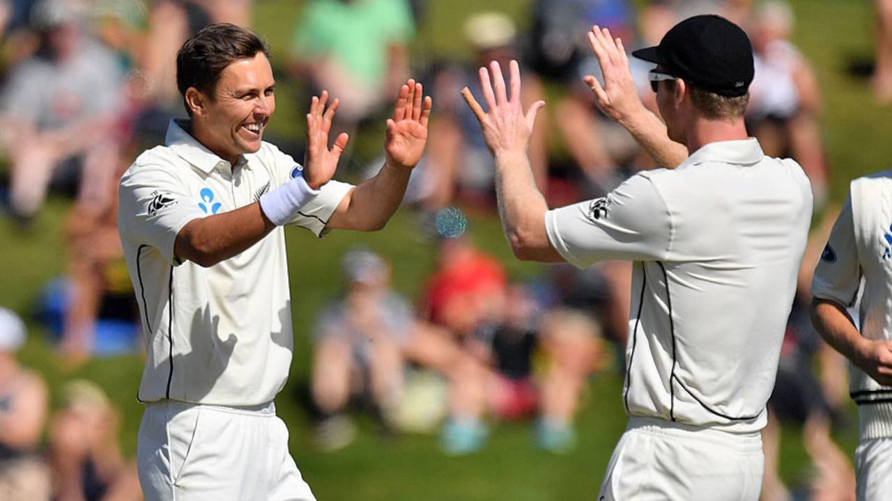 Trent Boult took figures of 5 for 100 in the first Test at Dunedin but hasn't played any further part in the series&nbsp;&nbsp;&bull;&nbsp;&nbsp;AFP