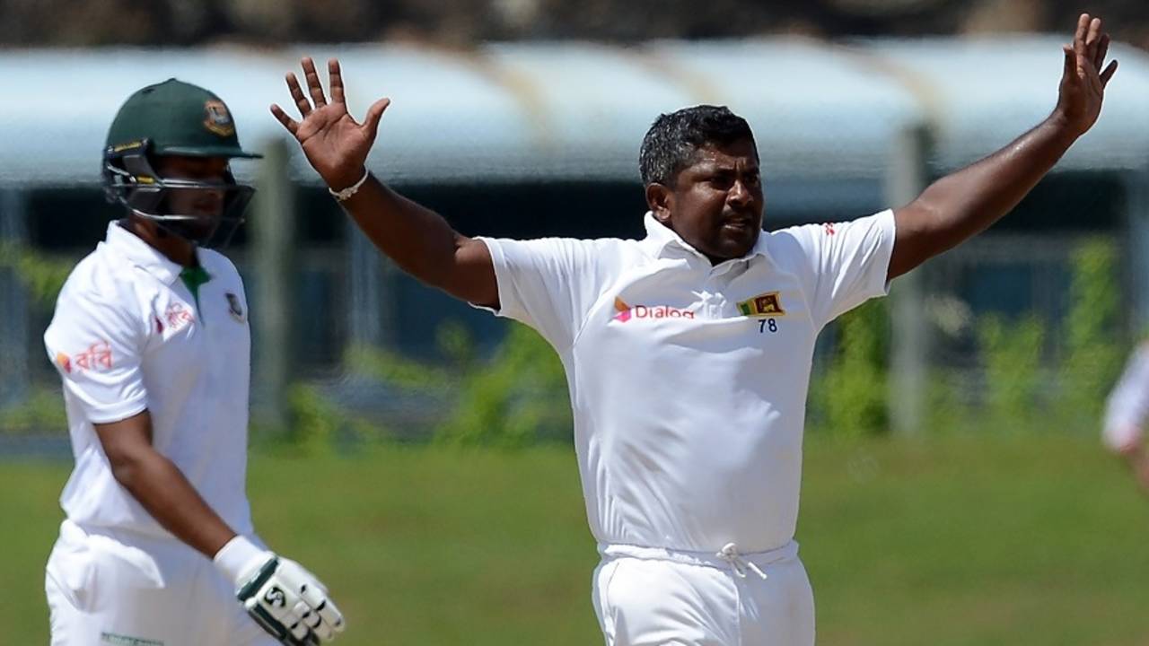 Rangana Herath said that Sri Lanka's decision to field five frontline bowlers provided him with a wealth of possible strategies&nbsp;&nbsp;&bull;&nbsp;&nbsp;AFP