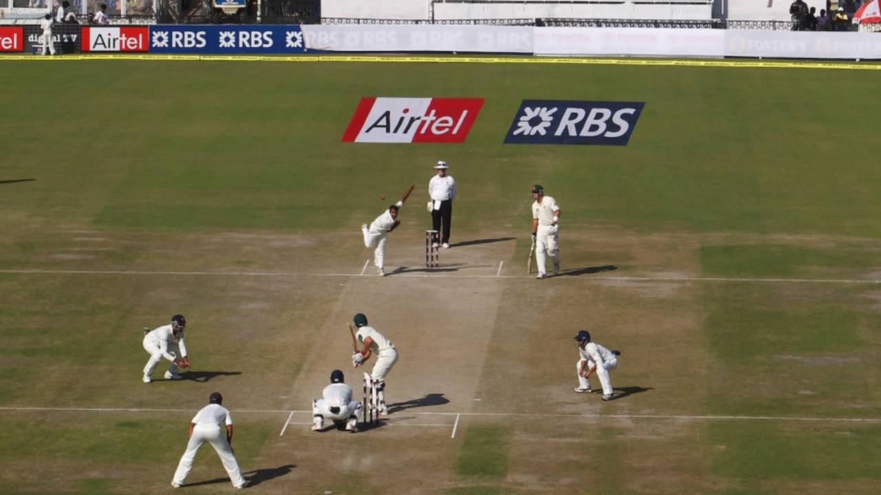 The wicket at Mohali used to have some juice in it, but it's all too typically Indian these days	