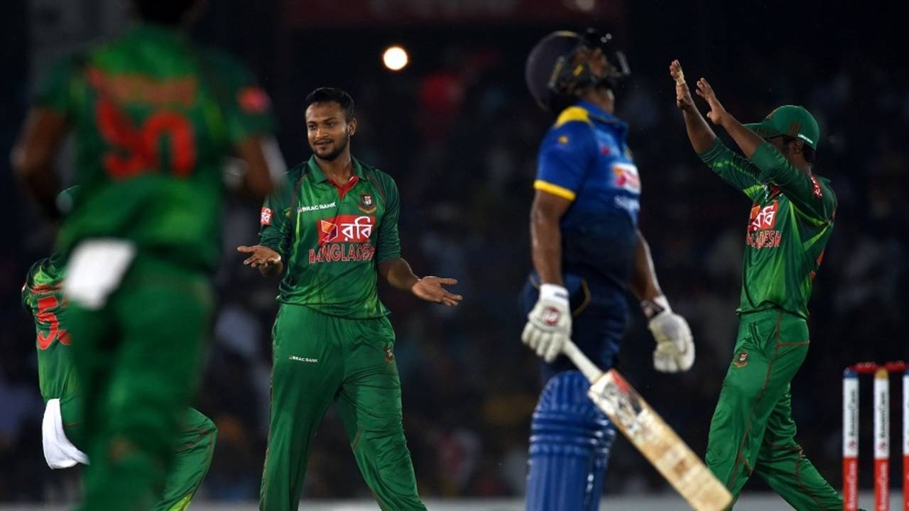 Sri Lanka's loss to Bangladesh in Dambulla was their sixth straight ODI defeat&nbsp;&nbsp;&bull;&nbsp;&nbsp;AFP