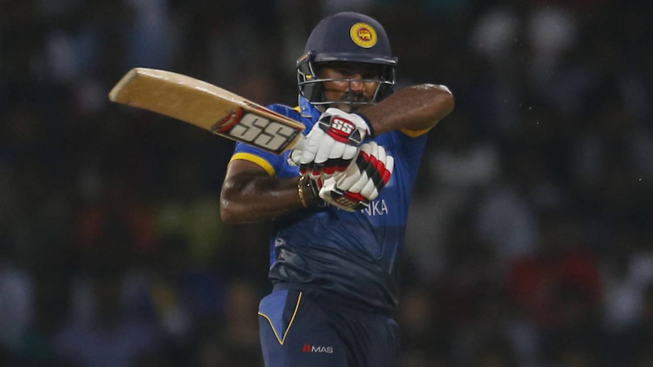Kusal Perera top-scored in Sri Lanka's win over Bangladesh with 77 off 53 balls chasing a target of 156&nbsp;&nbsp;&bull;&nbsp;&nbsp;Associated Press