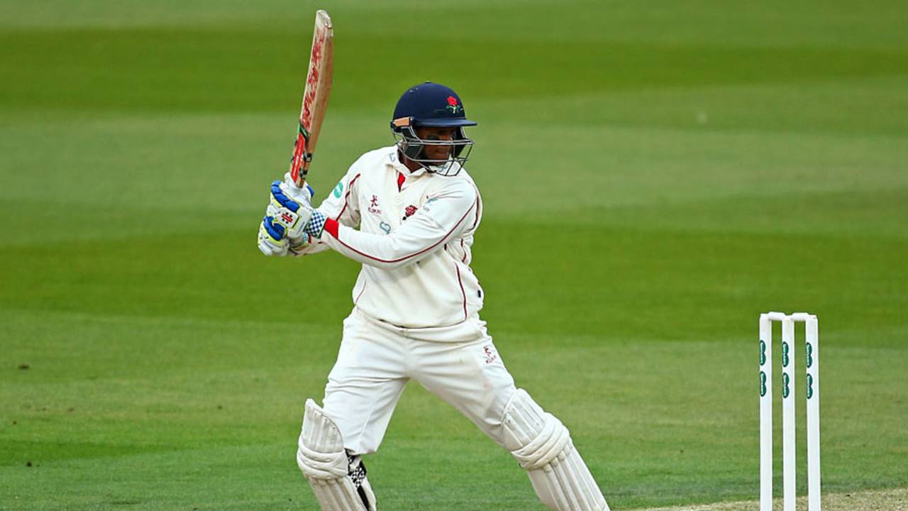 Chanderpaul let his hair down as Lancashire secured second place  •  Getty Images