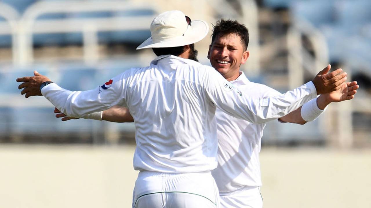 Yasir Shah struck with his first ball, West Indies v Pakistan, 1st Test, Jamaica, 4th day, April 24, 2017