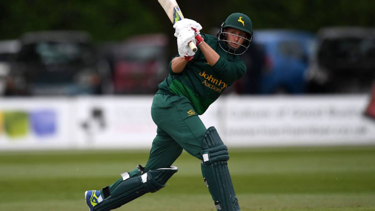 Billy Root made a quickfire 46, Worcestershire v Nottinghamshire, Royal London Cup, North Group, New Road, April 27, 2017