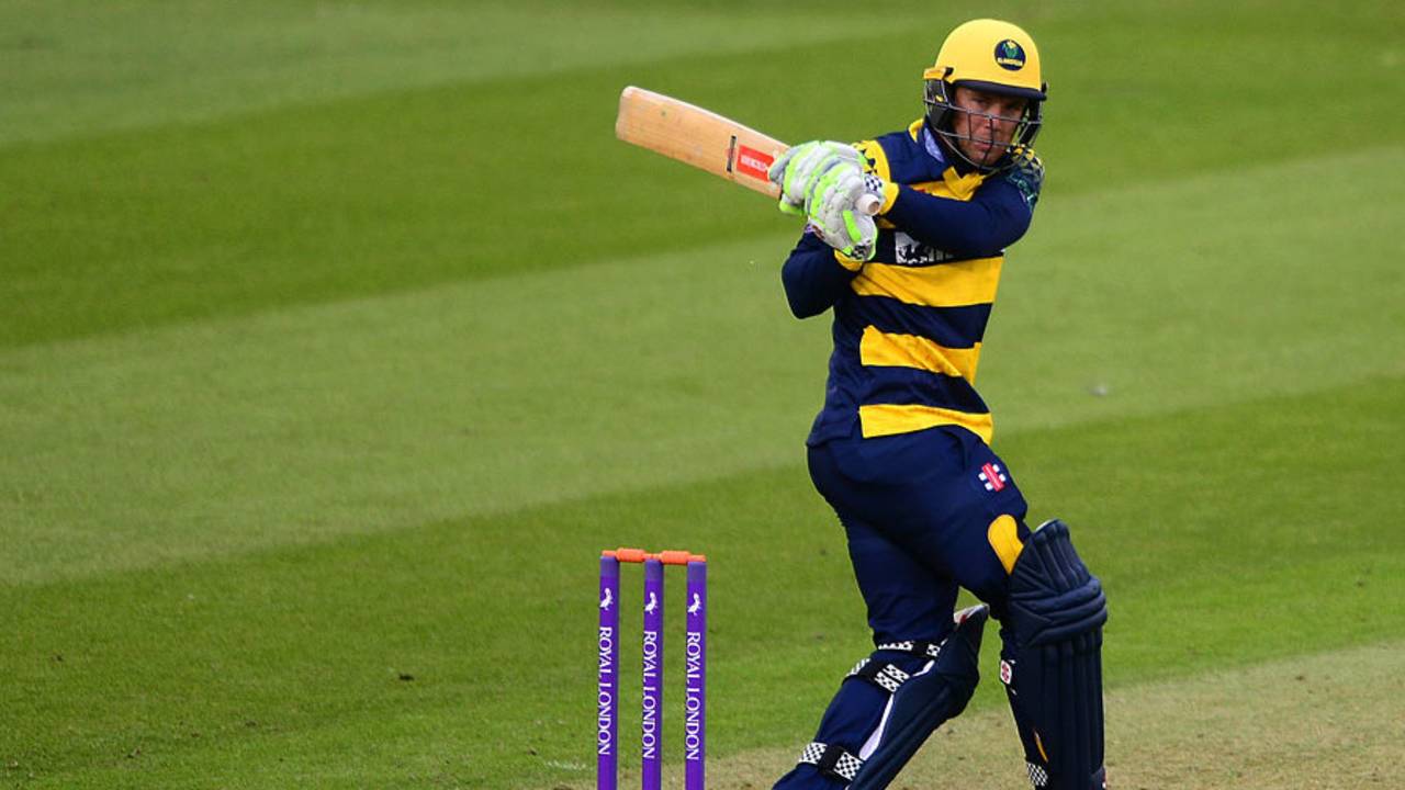 Colin Ingram top-scored for Glamorgan with 72, Glamorgan v Surrey, Royal London Cup, South Group, Cardiff, April 30, 2017