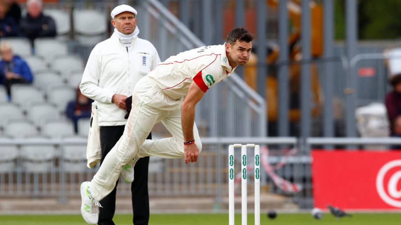 James Anderson relishes a rare appearance for Lancashire, Lancashire v Somerset, Specsavers Championship Division One, April 21, 2017