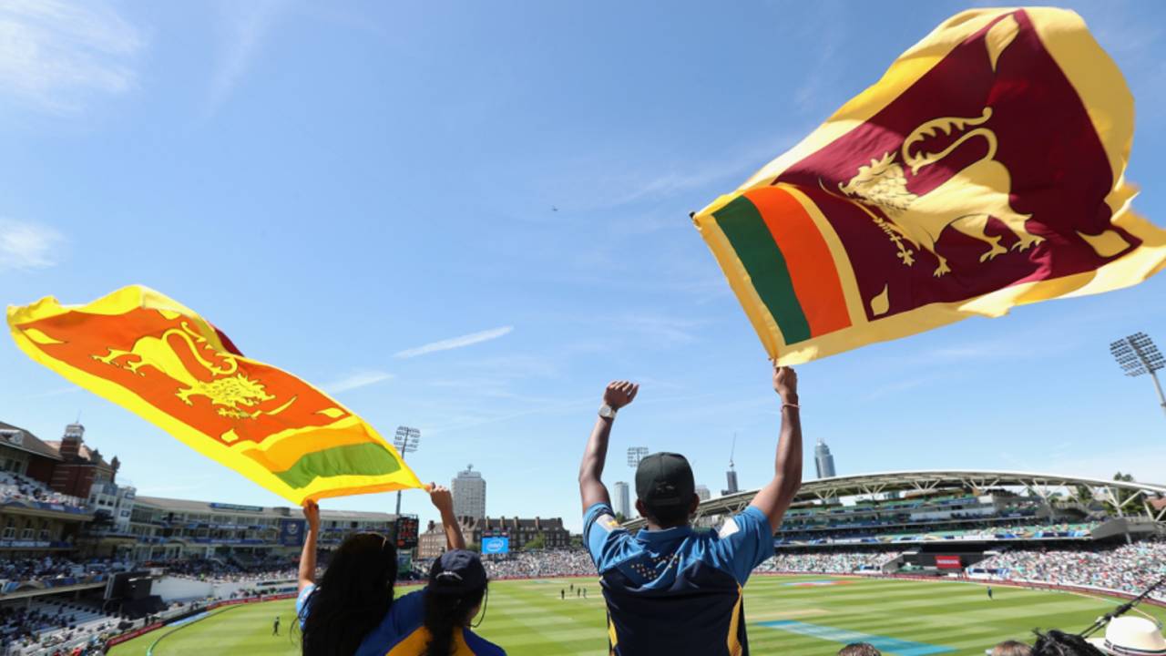 Sri Lanka's fans enjoy a sunny day at The Oval, South Africa v Sri Lanka, Champions Trophy, Group B, The Oval, June 3, 2017