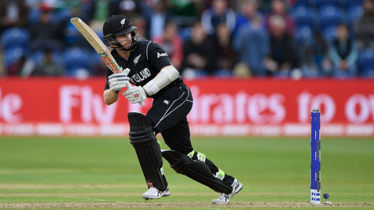 Kane Williamson turns one into the leg side, New Zealand v Bangladesh, Group A, Champions Trophy 2017, Cardiff, June 9, 2017
