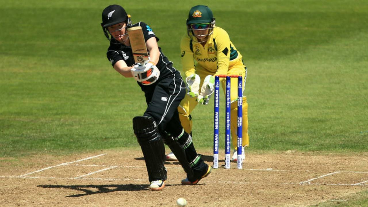 Katie Perkins' half-century provided New Zealand the late lift, Australia v New Zealand, Women's World Cup 2017, Bristol, July 2, 2017