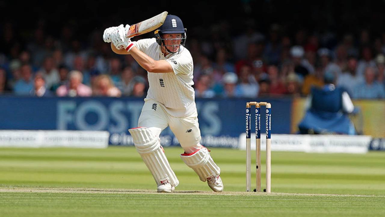 Gary Ballance drives through the off side, England v South Africa, 1st Investec Test, Lord's, 1st day, July 6, 2017