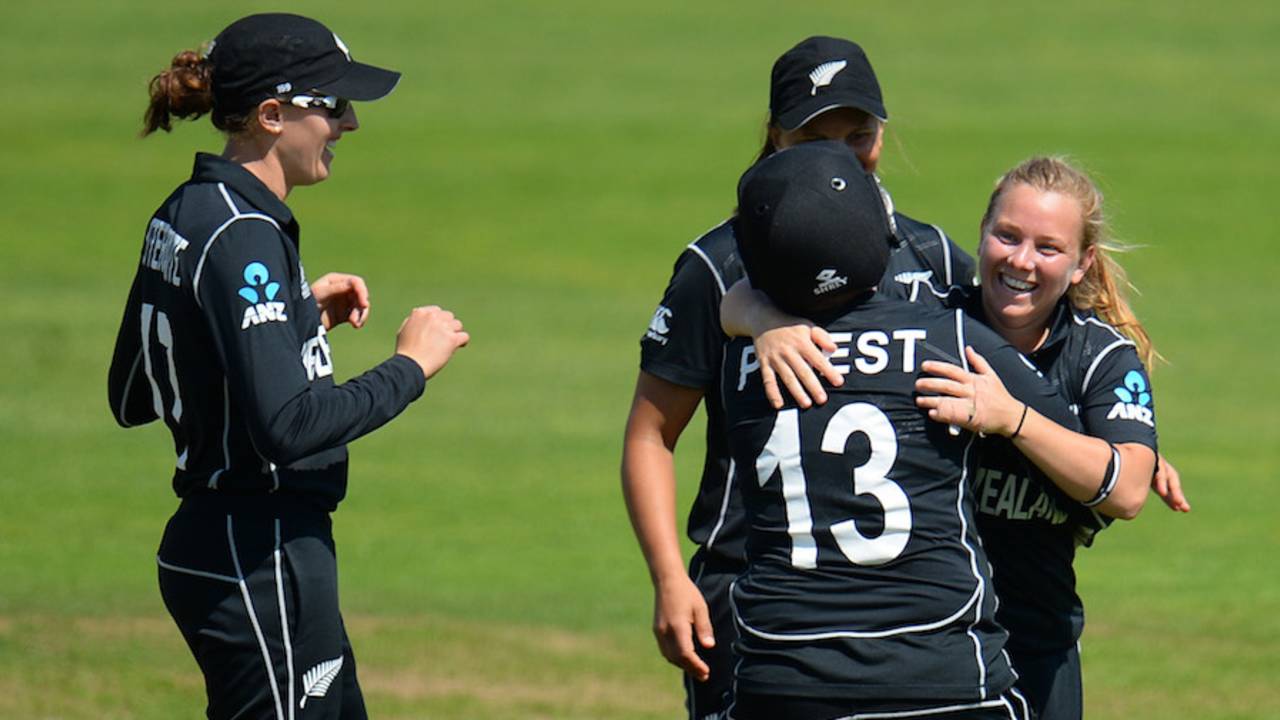 Leigh Kasperek got big scalps and six out of her 10 overs were maidens&nbsp;&nbsp;&bull;&nbsp;&nbsp;ICC/Getty Images