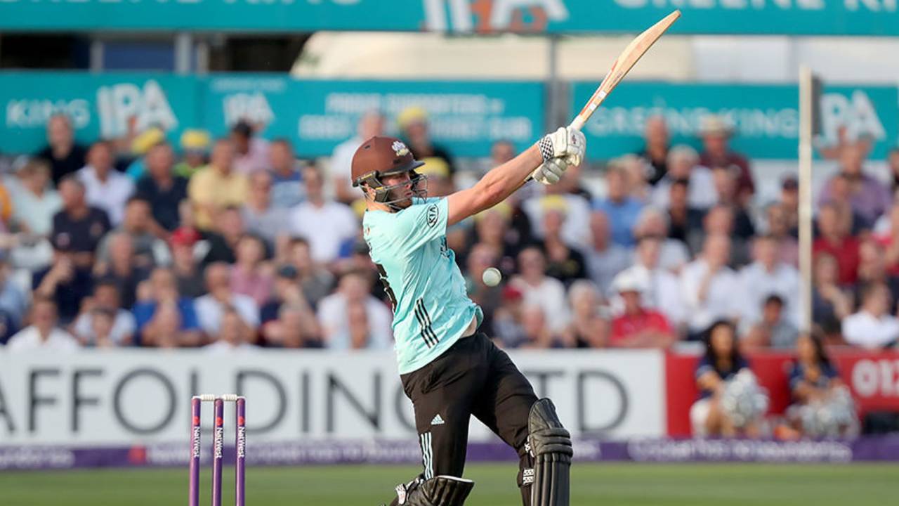 Dom Sibley's 61 kept Surrey's innings on track, Essex v Surrey, NatWest T20 Blast, South Group, Chelmsford, July 7, 2017