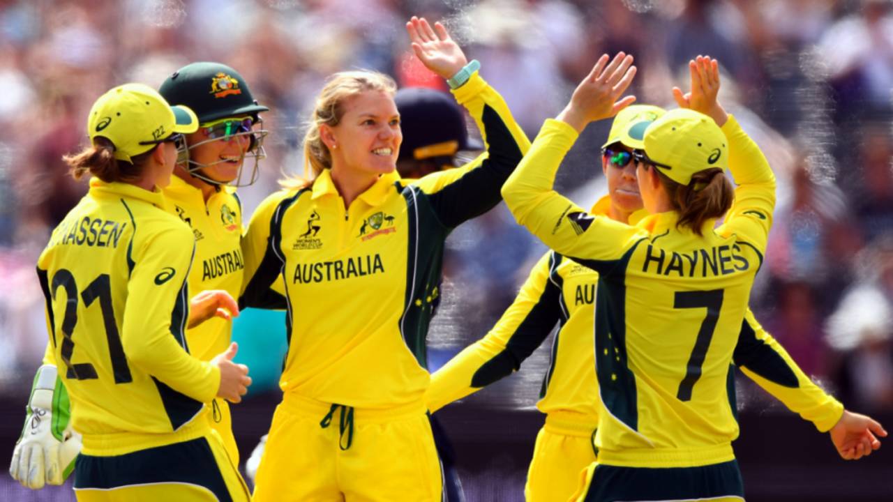 Kristen Beams dismissed Sarah Taylor and Heather Knight in successive overs