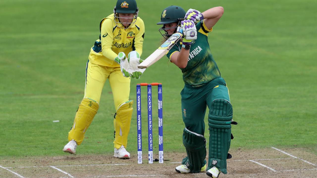 Laura Wolvaardt used the drive more than any other shot, Australia v South Africa, Women's World Cup, Taunton, July 15, 2017
