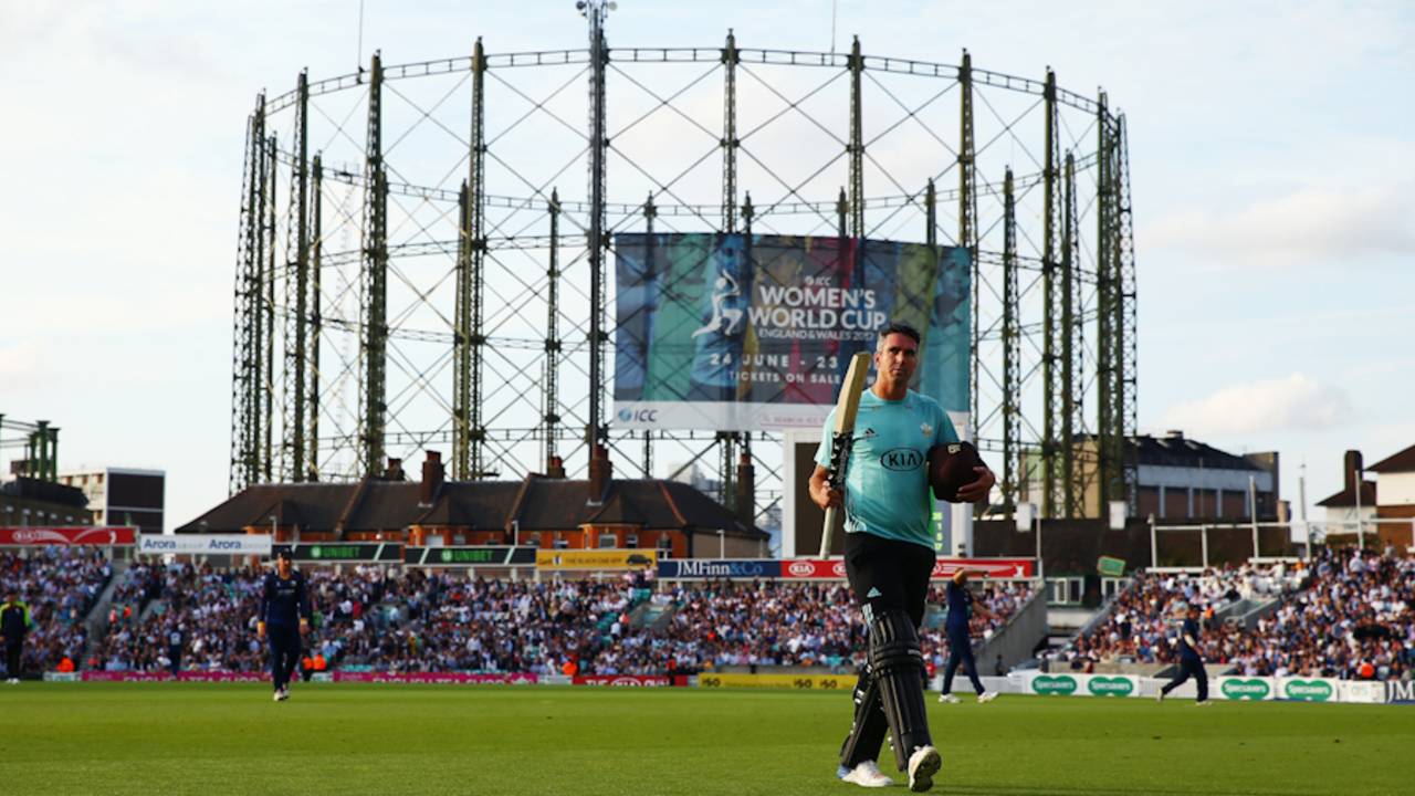 Kevin Pietersen is far from decommissioned - unlike The Oval gasometer, Surrey v Essex, NatWest Blast, South Group, Kia Oval, July 19, 2017