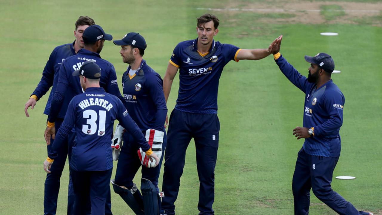 Matt Dixon took a wicket with his first ball, Middlesex v Essex, NatWest T20 Blast, South Group, Lord's, July 27, 2017